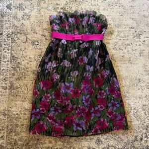 NWOT Anna Sui strapless dress